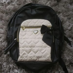 Betsey Johnson Black Backpack